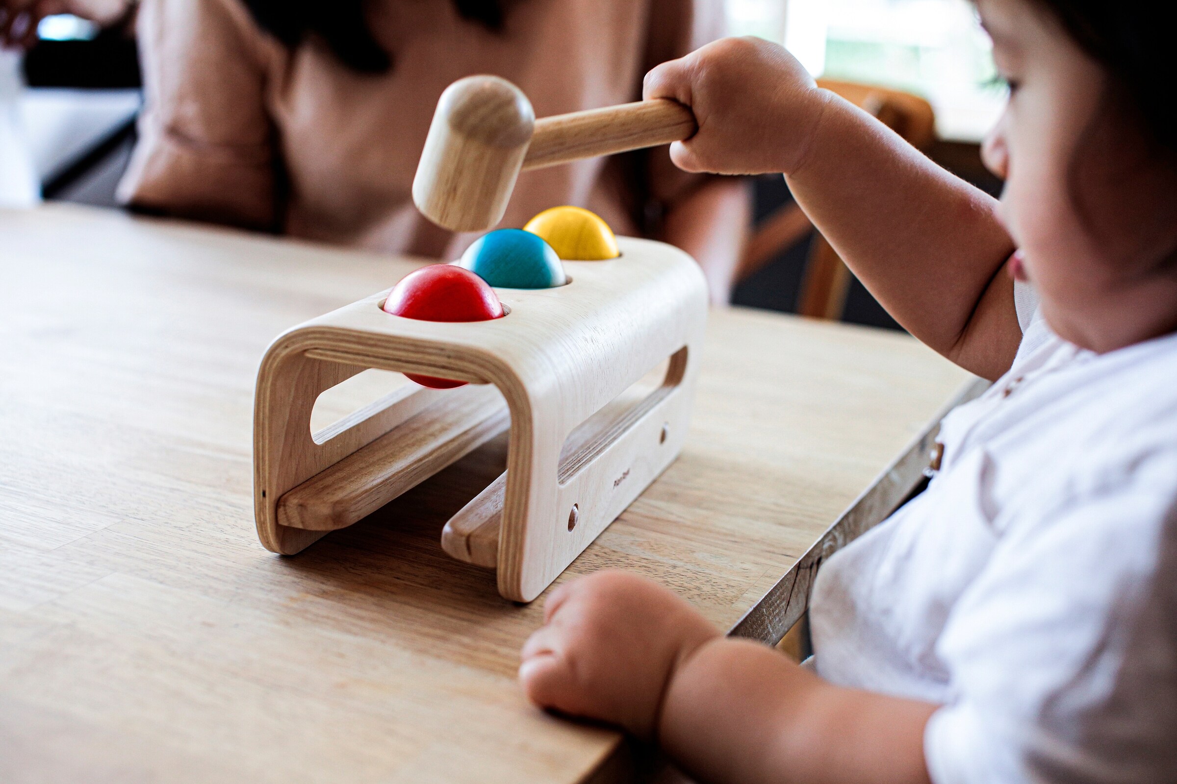 PlanToys Hammerbank Kugeln