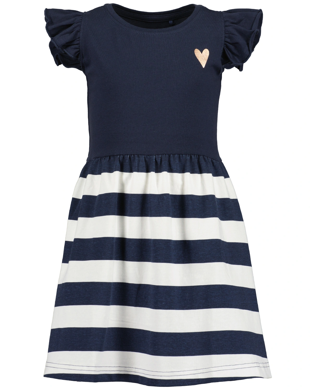 Shirtkleid HEART & STRIPES in blau