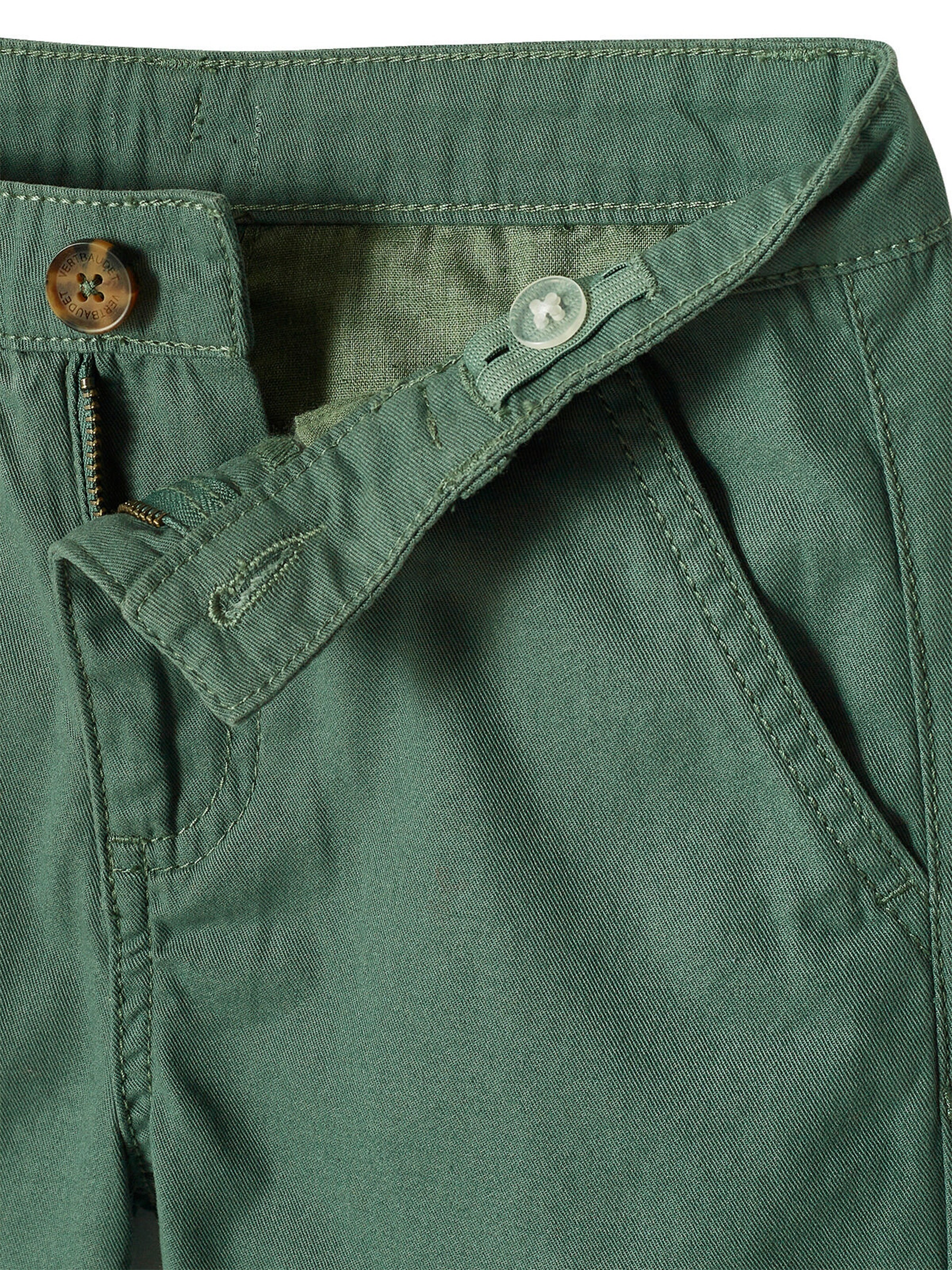 Vertbaudet Jungen Chino-Shorts, Bundweite verstellbar grün