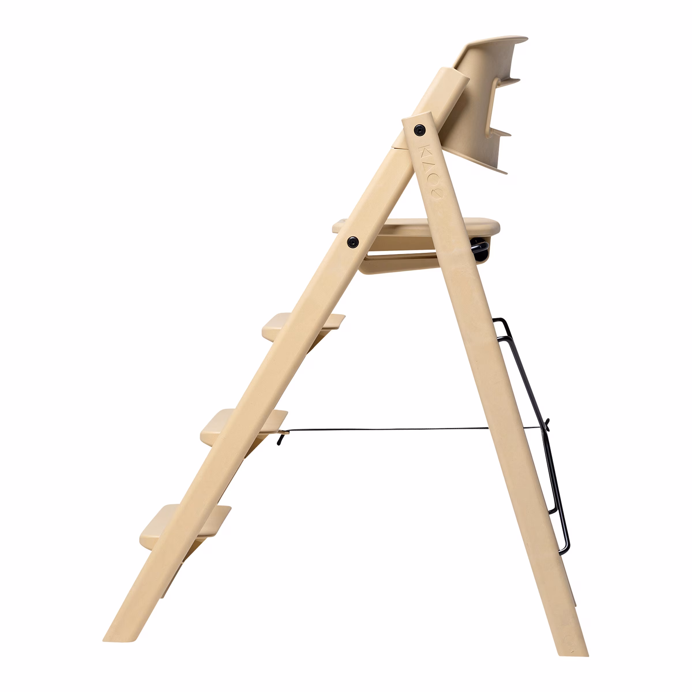 KAOS Treppenhochstuhl Klapp Recycled desert sand