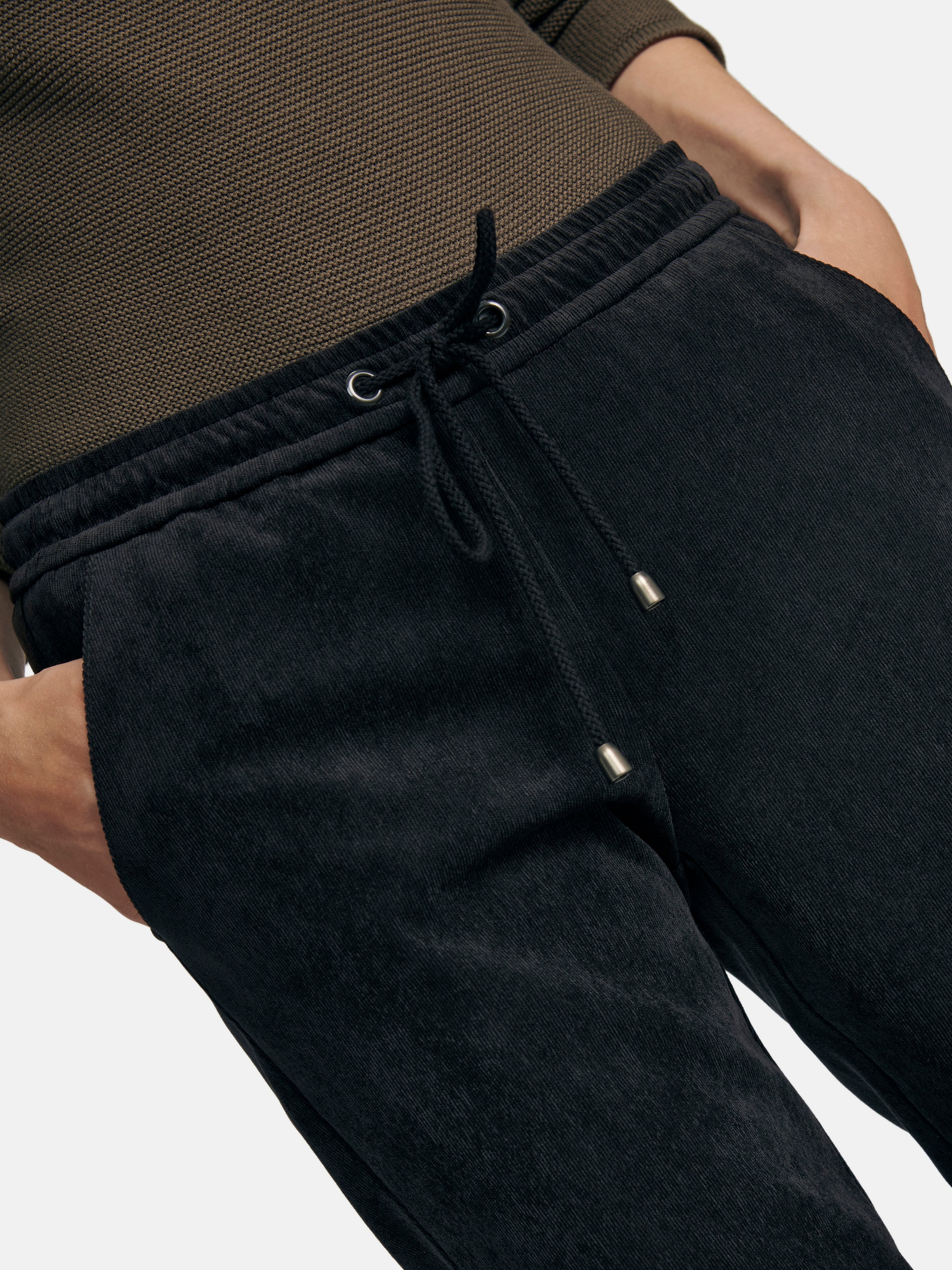 Feincord-Schlupf-Hose