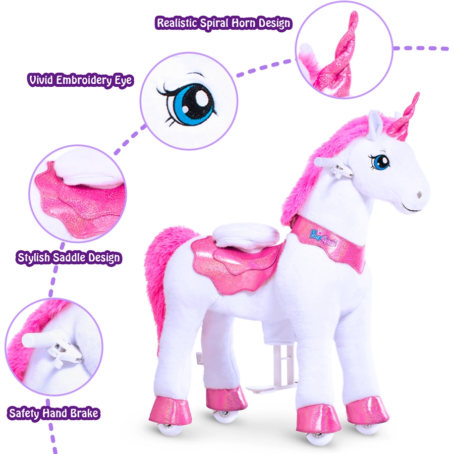 PonyCycle® Pink Unicorn - groß