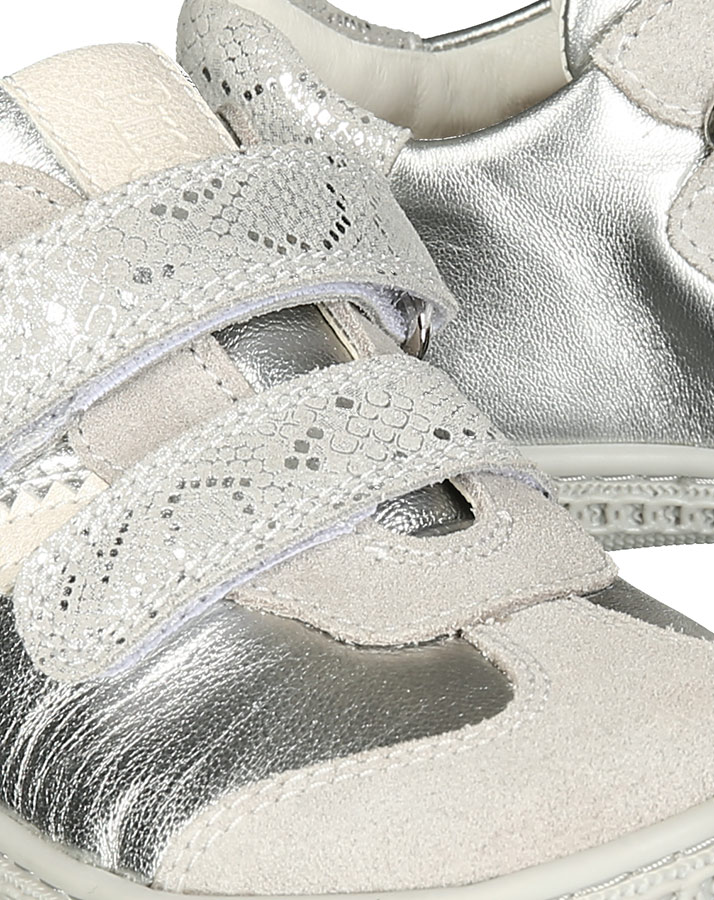 Klett-Halbschuhe ASTERISCO PUNTI in silber