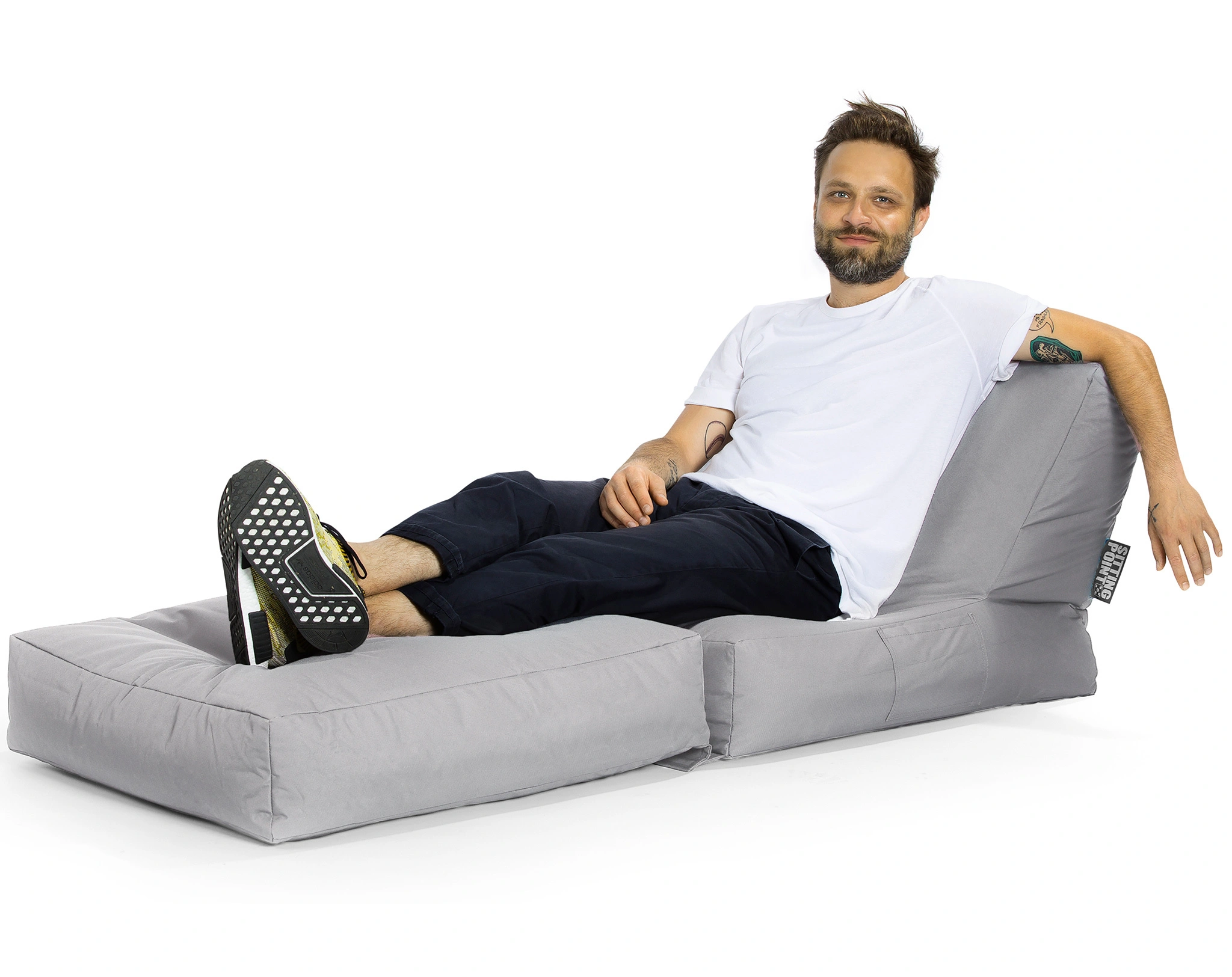 Sitzsack Twist SCUBA (Farbe: grau)