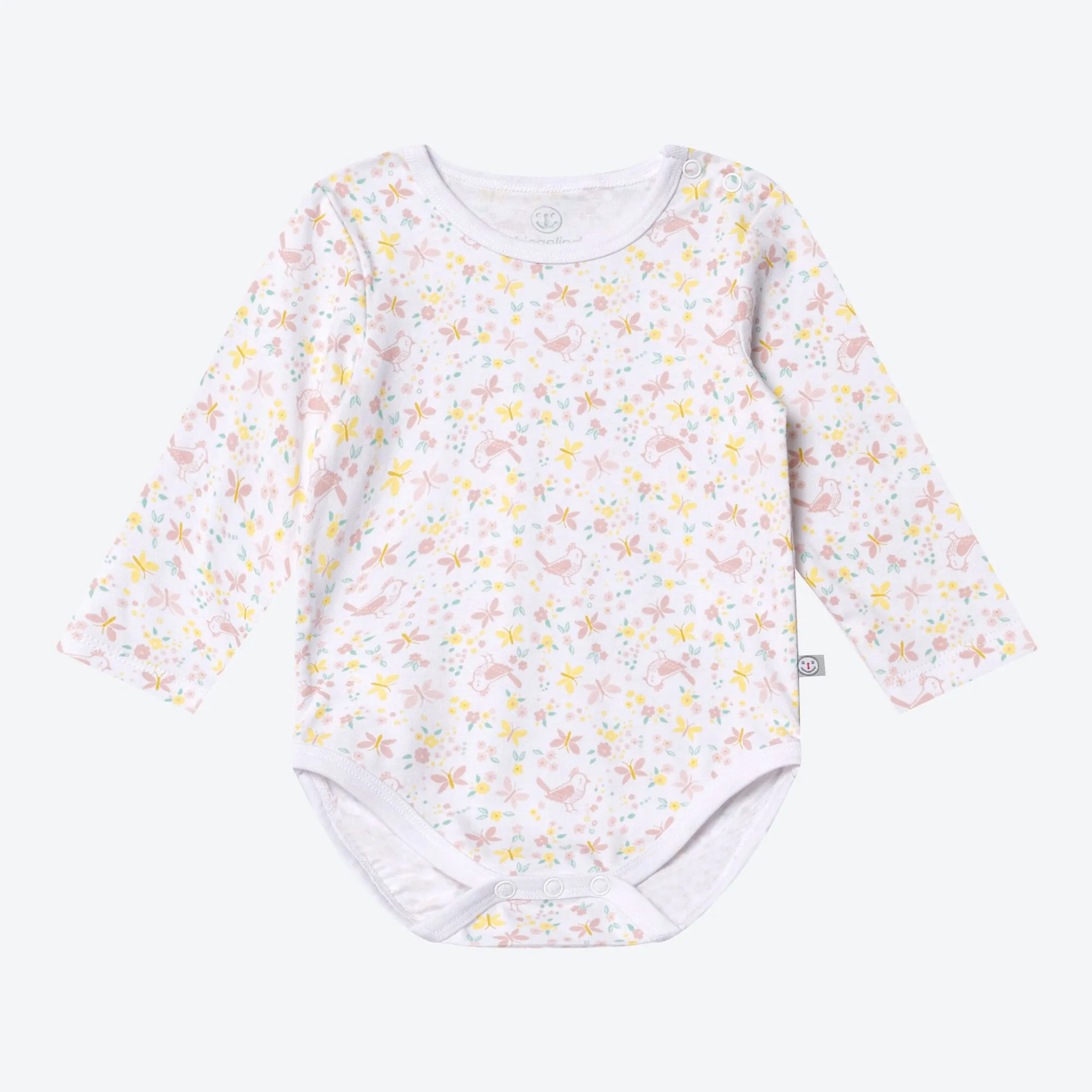 Baby-Mädchen-Set mit Frühlings-Muster, 2-teilig
