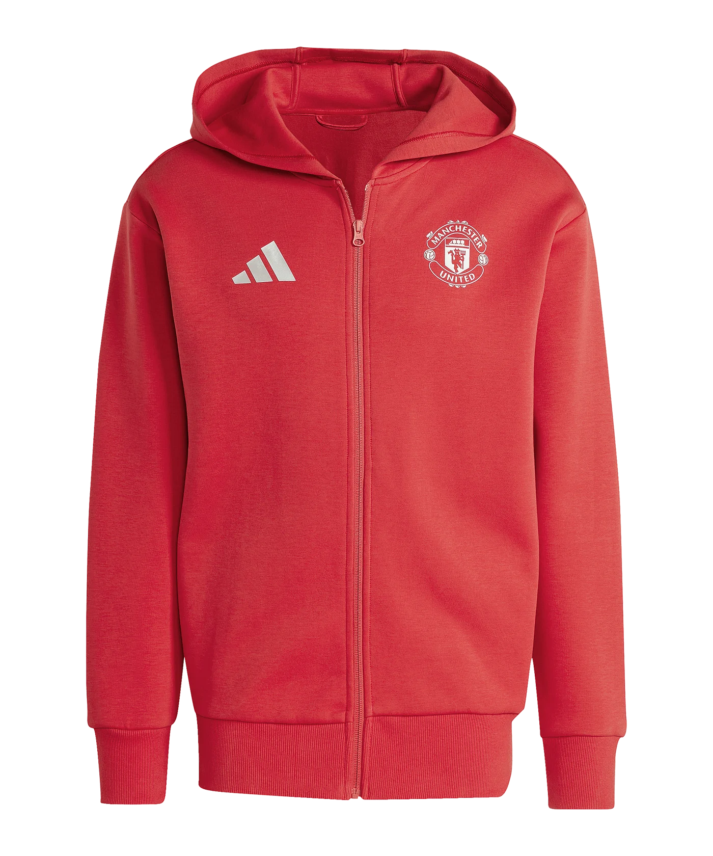adidas Manchester United Anthem Jacke Rot