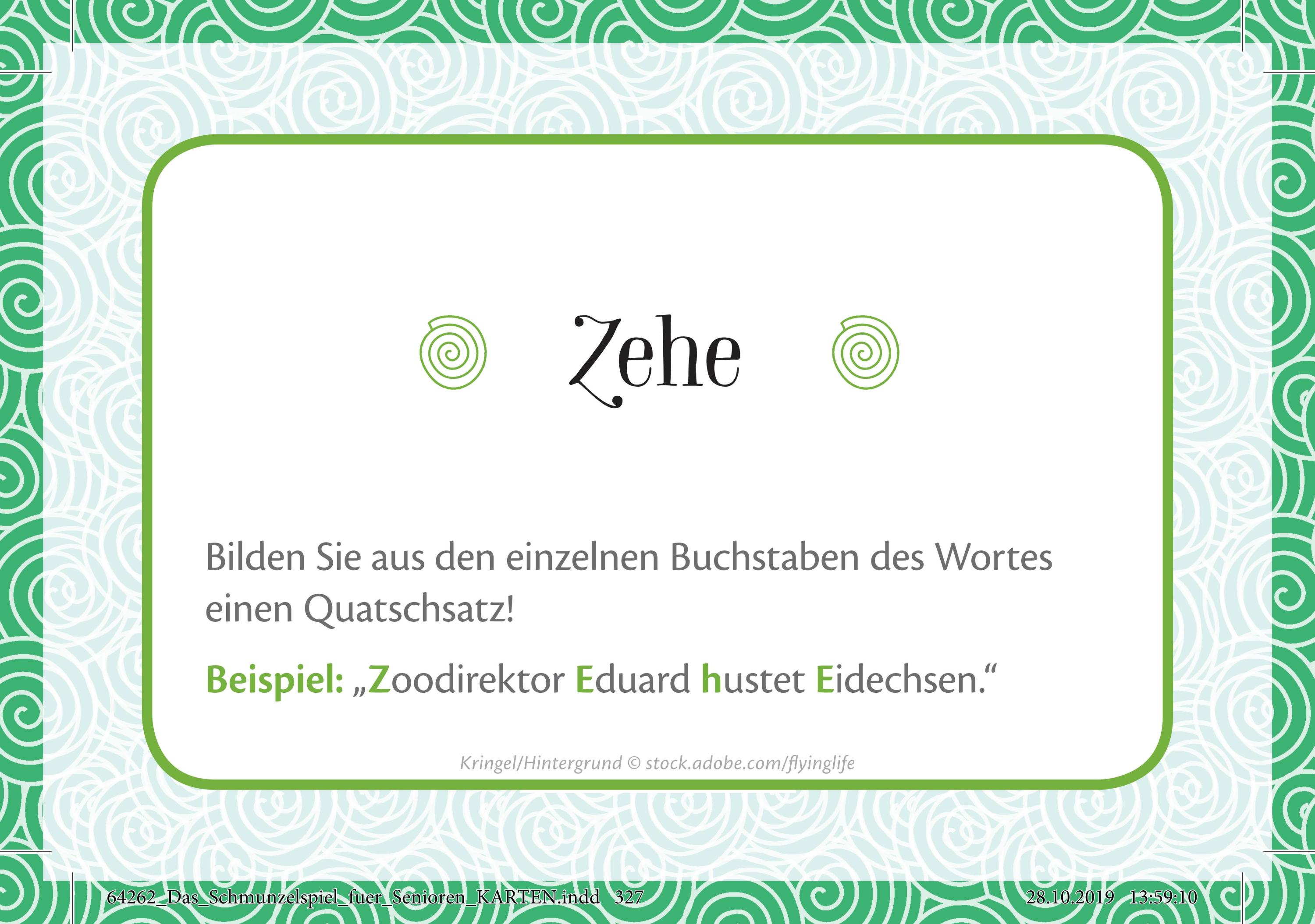Das Schmunzelspiel für Senioren
