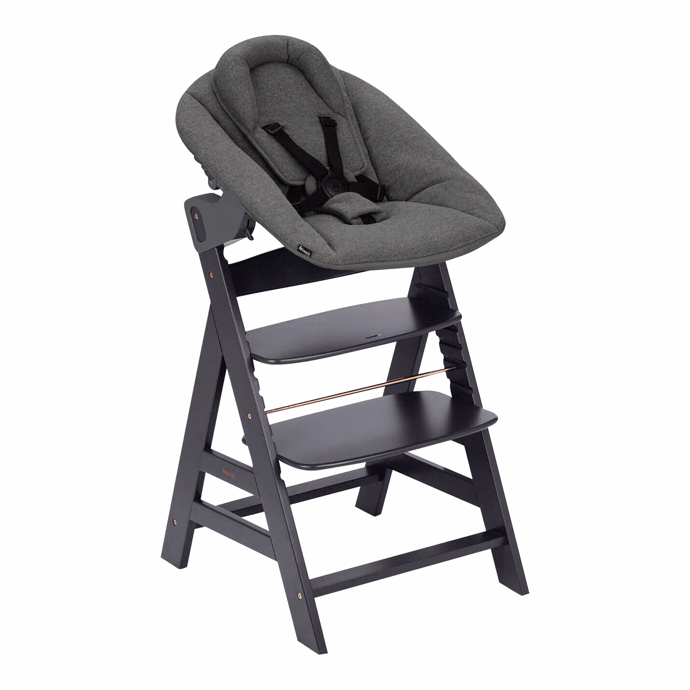 Hauck Hochstuhl Alpha + inkl. Newborn Set Plus