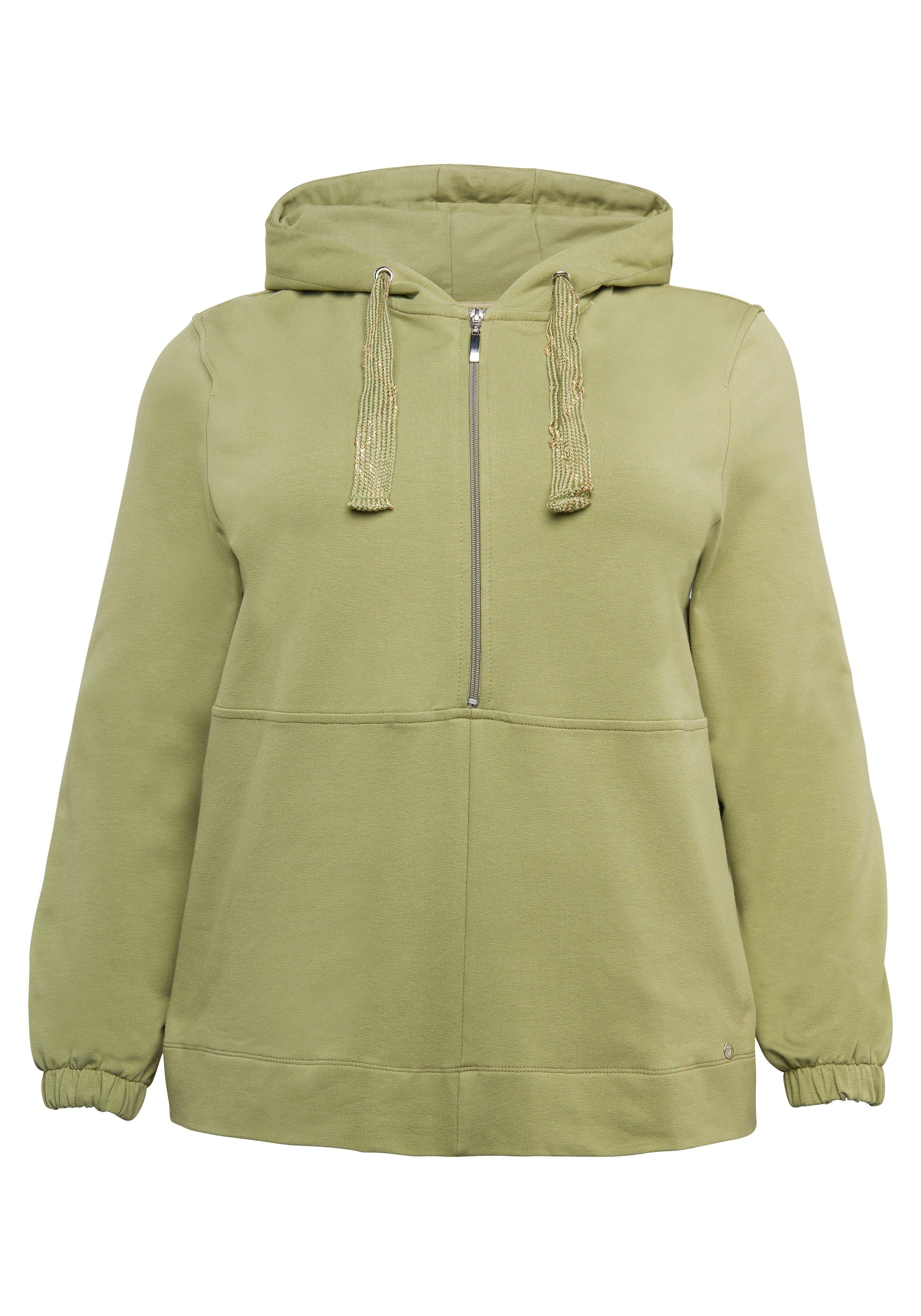 Sweatshirt mit Kapuze und Reißverschluss