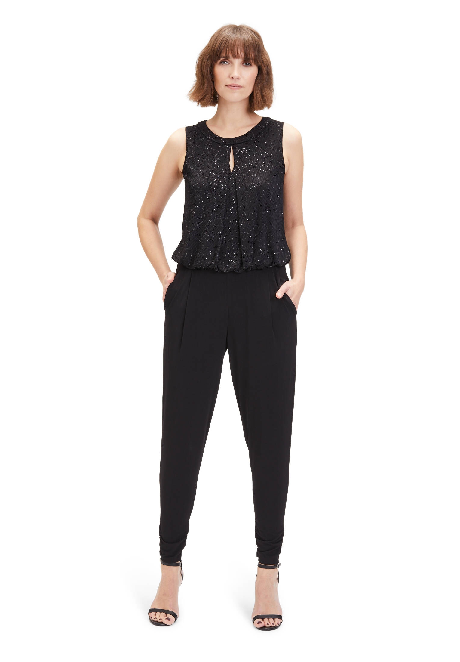 Vera Mont| Damen Jumpsuit im Glitzer-Look