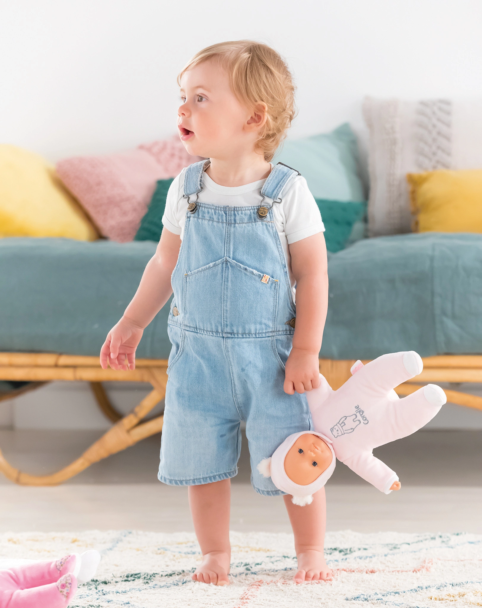 Babypuppe SWEETHEART - BÄR (30cm) in rosa