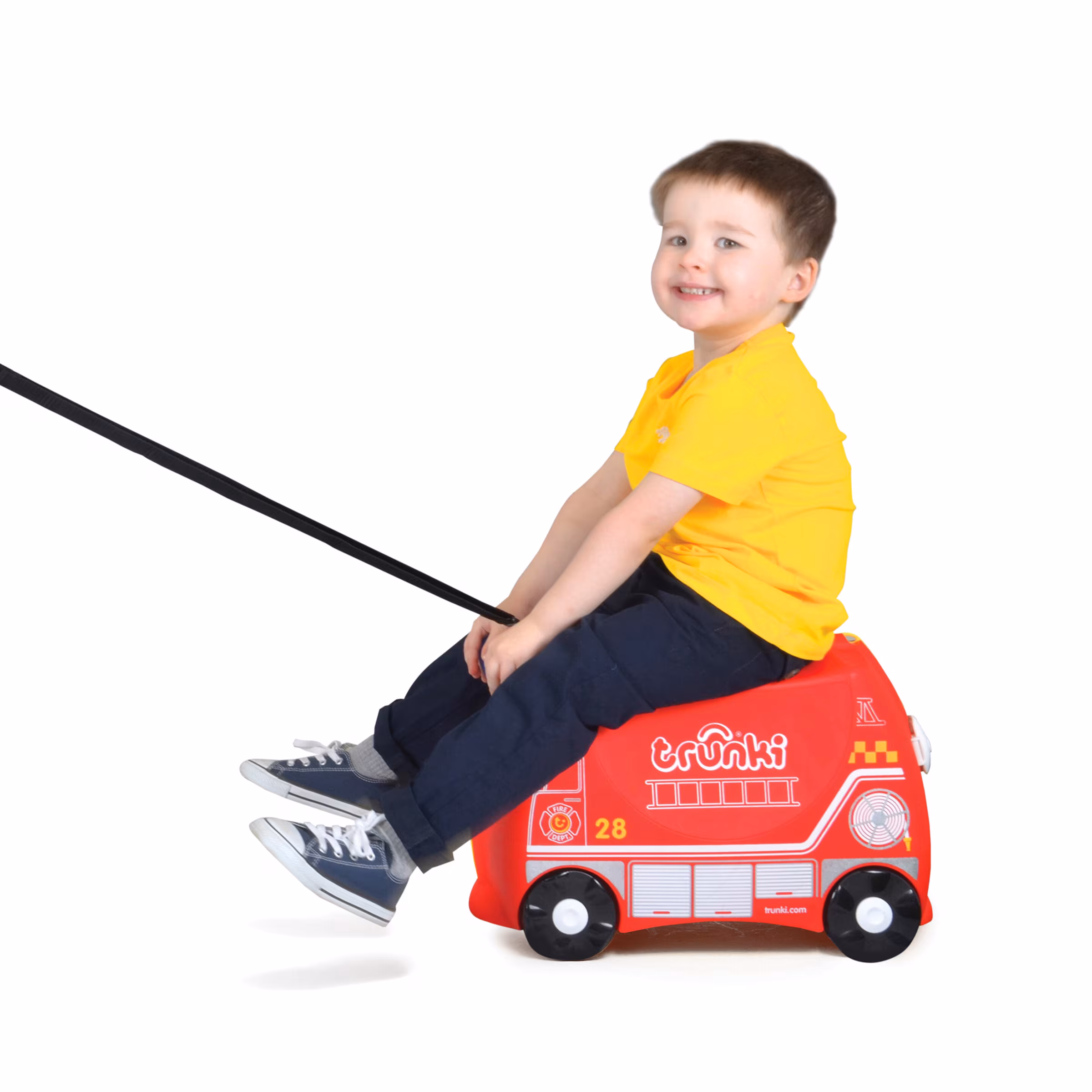 Trunki Kinderkoffer Feuerwehrauto Frank
