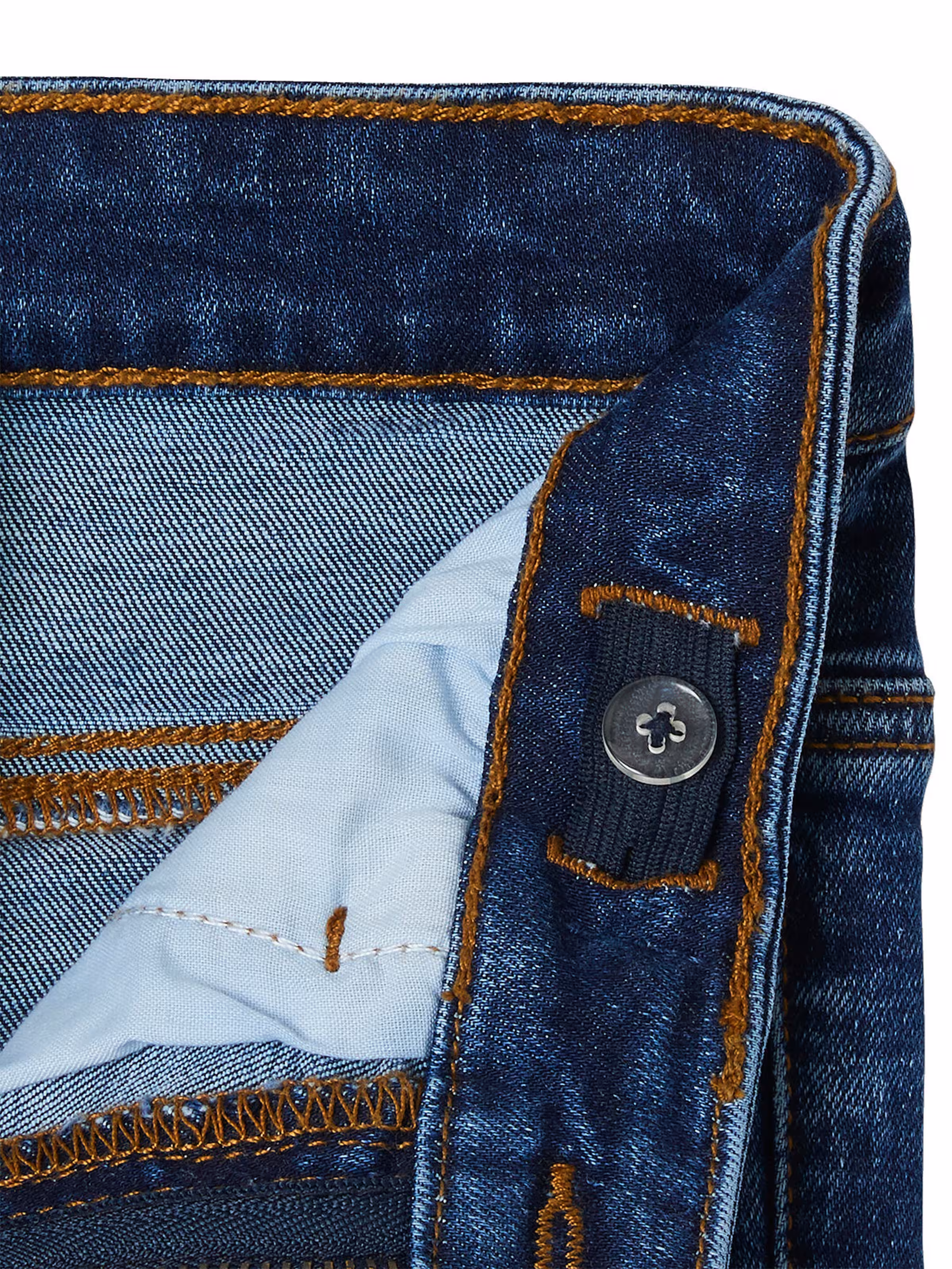 Vertbaudet Jungen Slim-Fit-Jeans BASIC, Bundweite verstellbar blue stone