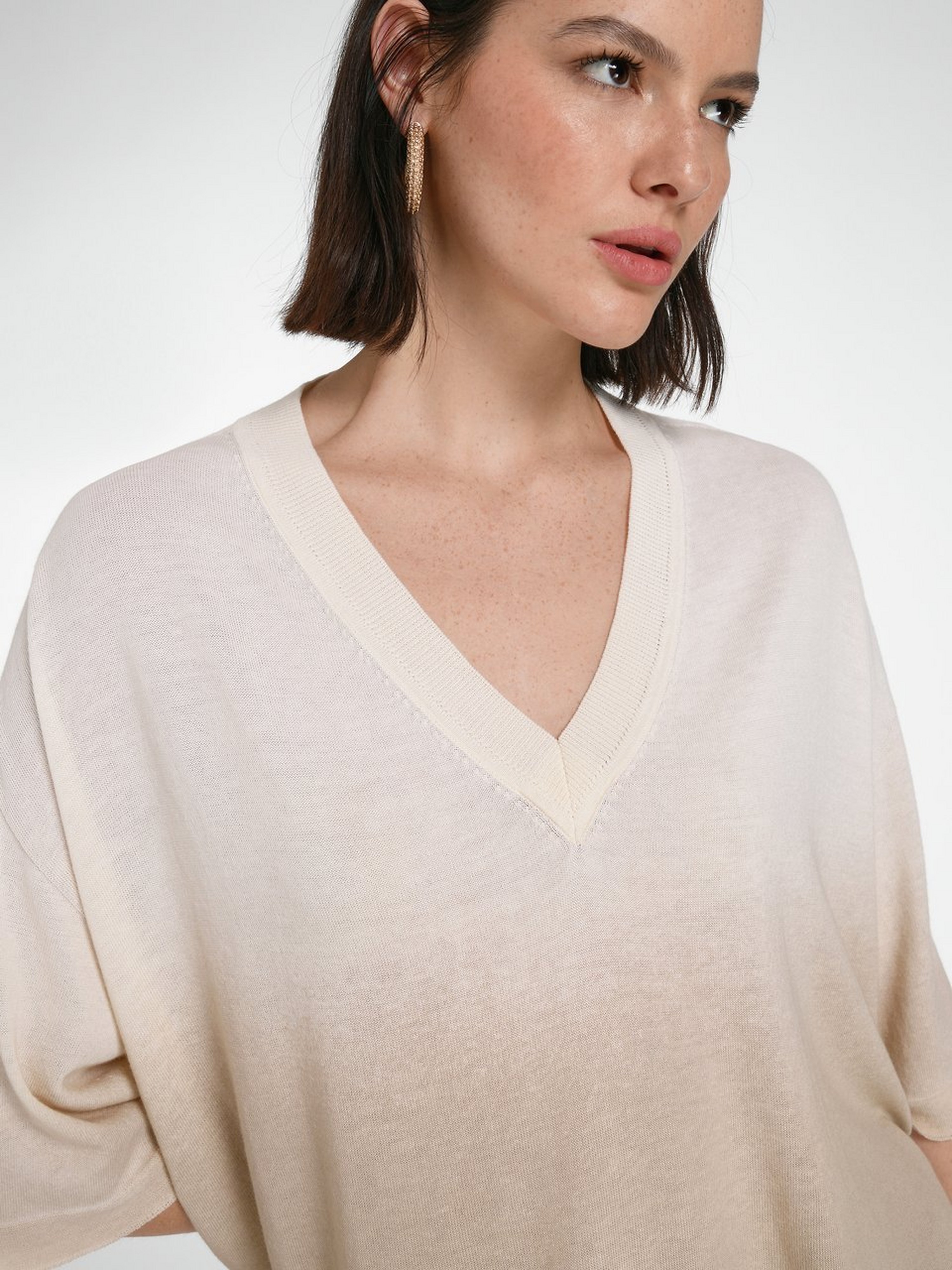 Pullover mit V-Ausschnitt