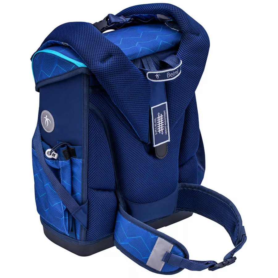 Belmil Schulranzen Premium Compact Plus Set 5-teilig Estate Blue