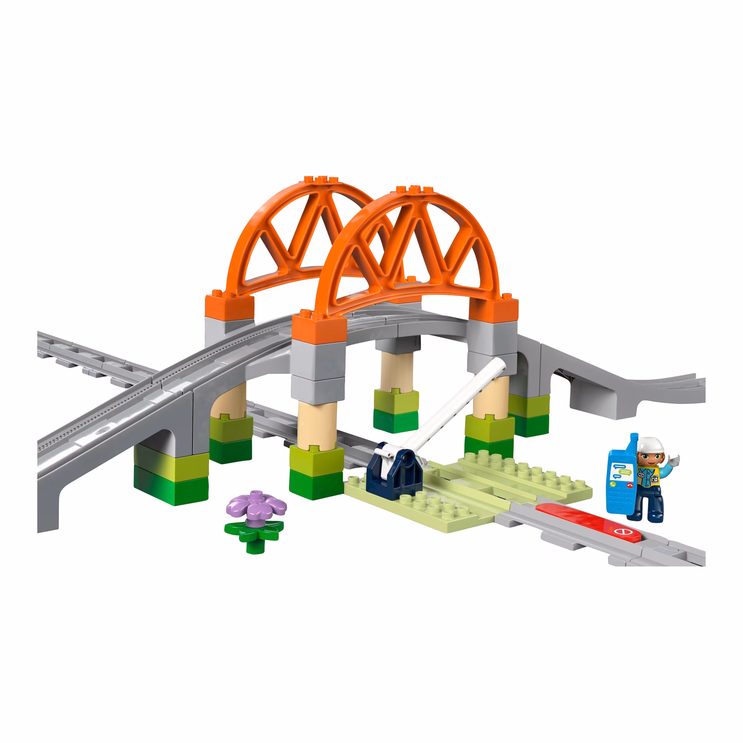 LEGO® - DUPLO® 10426 Eisenbahnbrücke und Schienen Erweiterungsset