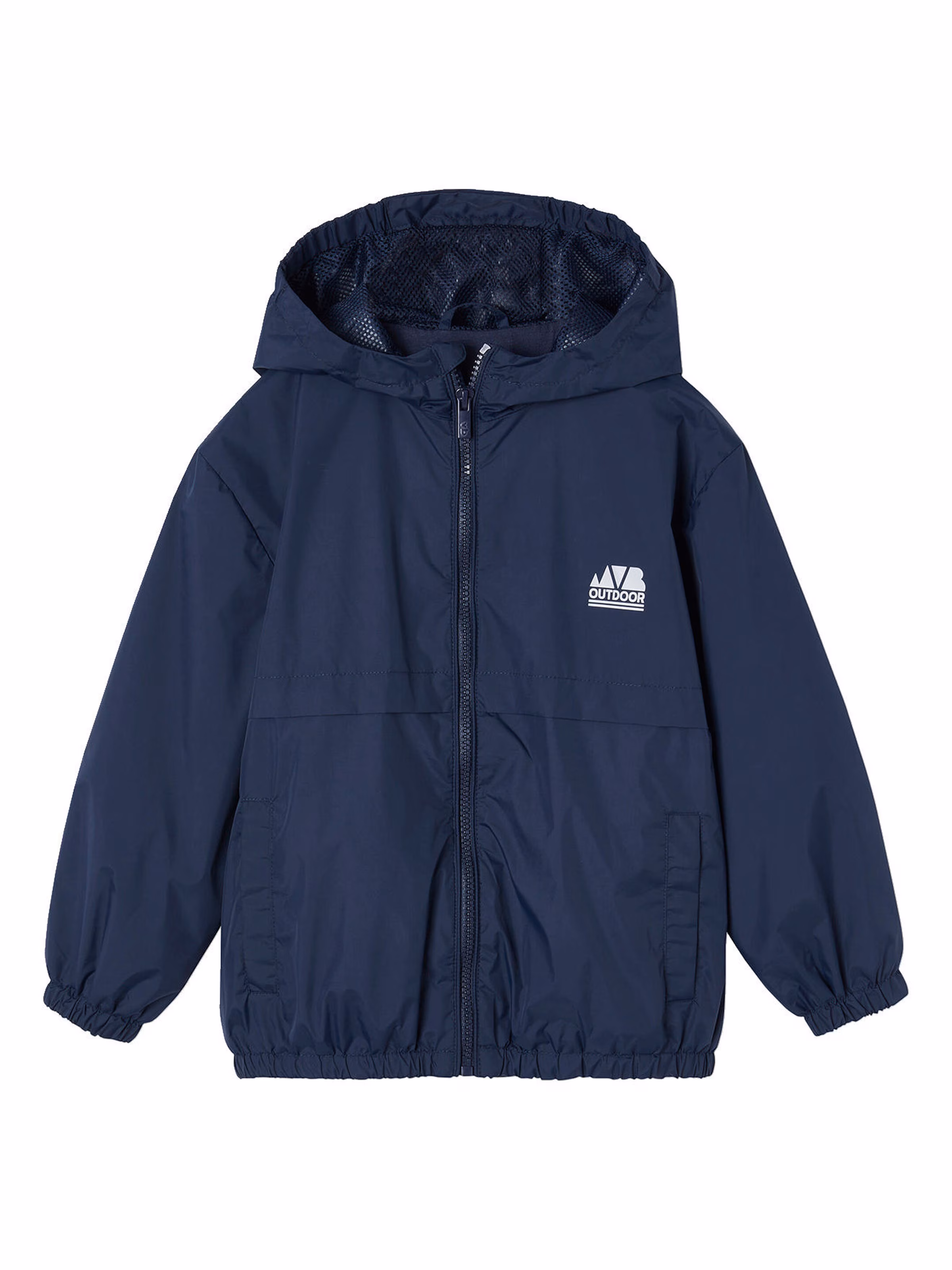 Vertbaudet Jungen Outdoor-Jacke mit Aufbewahrungstasche nachtblau