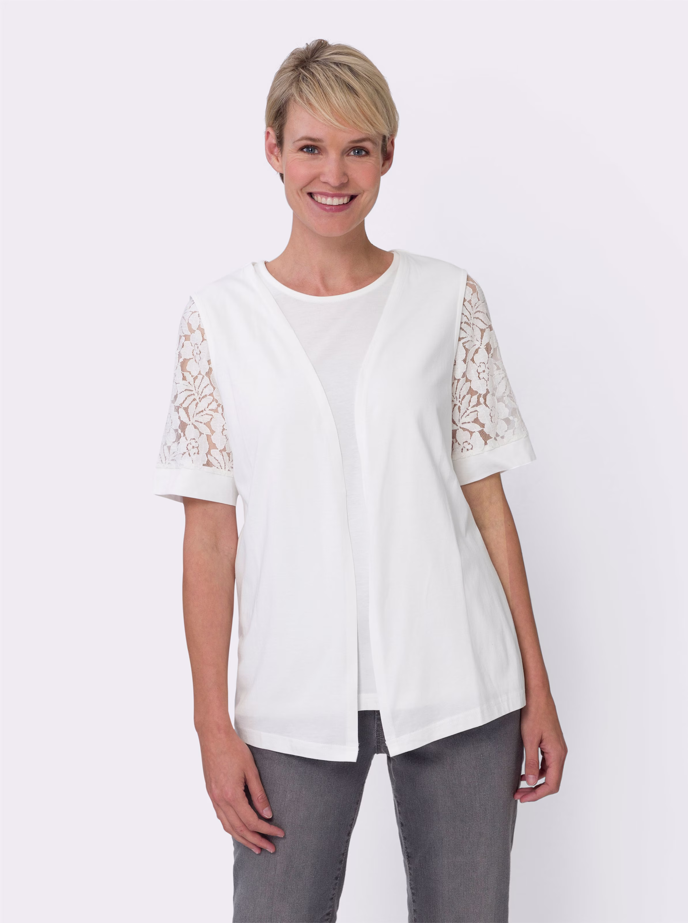 Set: Shirt+Weste