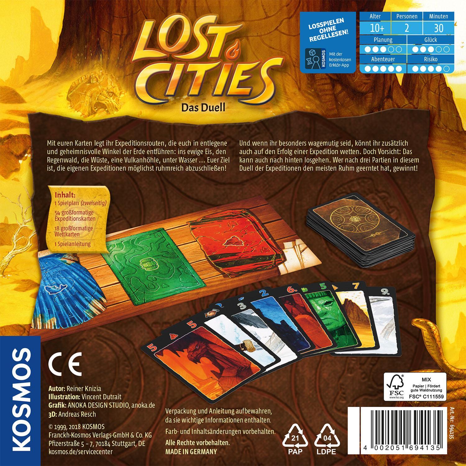 Lost Cities - Fesselnde Expedition für Zwei (Spiel)