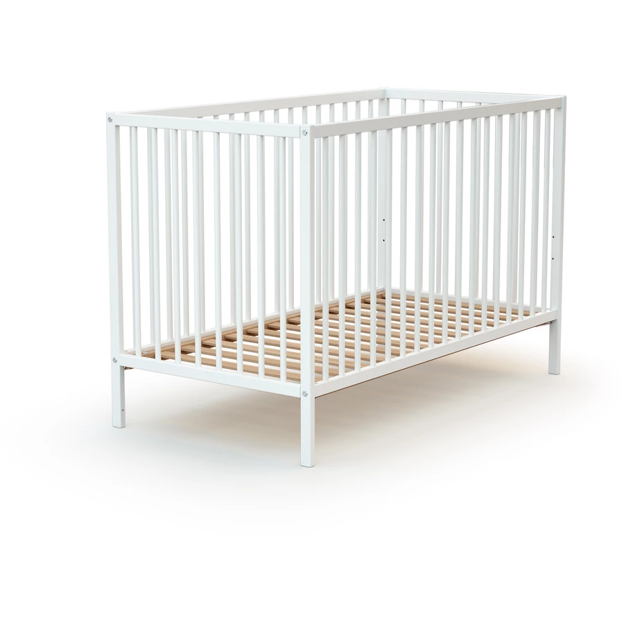 WEBABY Duo Babybett weiß 60 x 120 cm