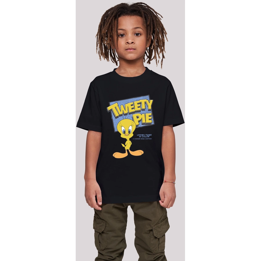 F4NT4STIC T-Shirt Looney Tunes Classic Tweety Pie schwarz