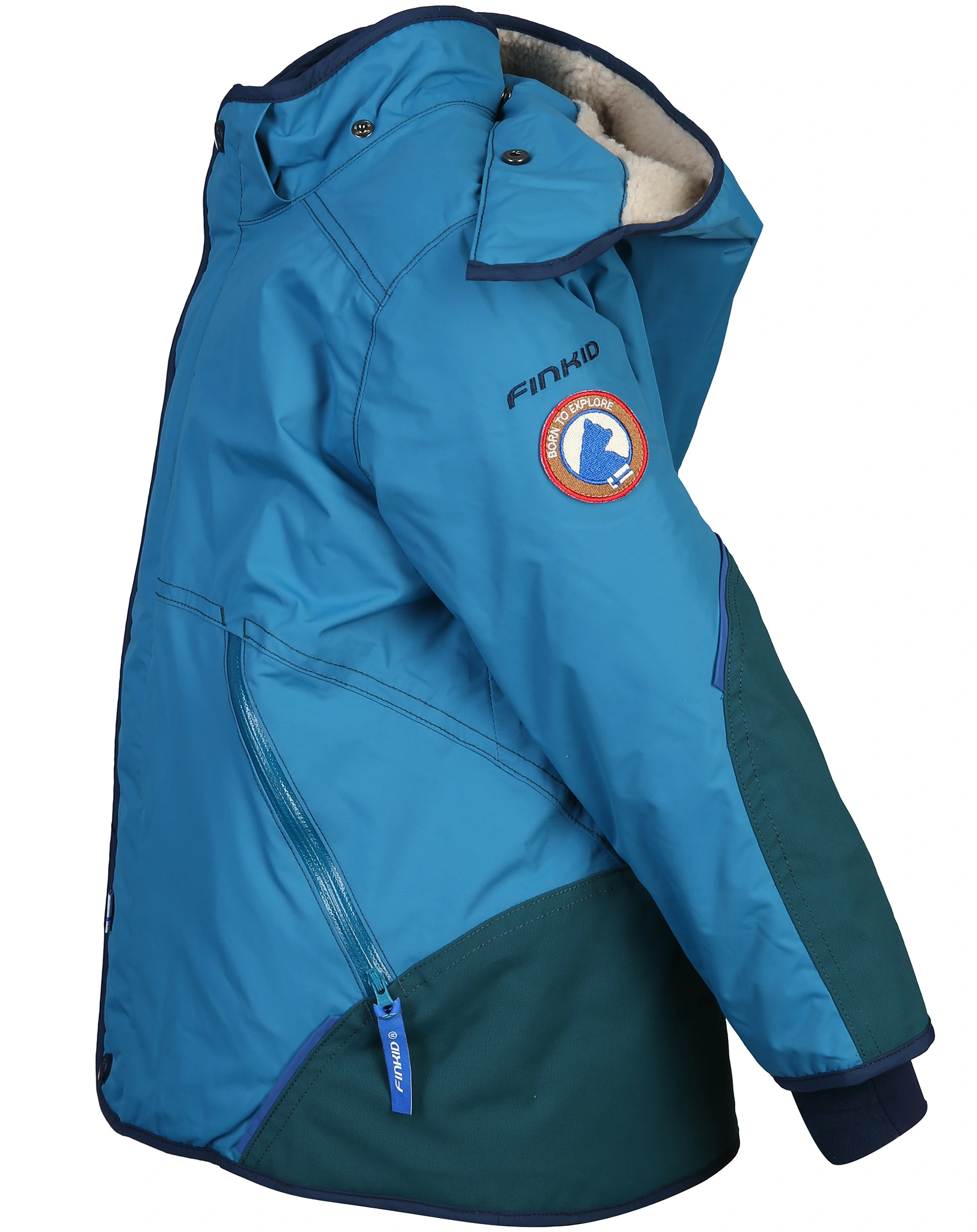 Winterparka TALVINEN HUSKY in seaport/navy