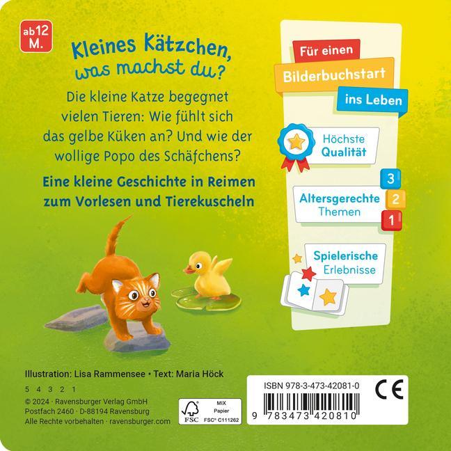 Mein liebstes Vorlese-Fühlbuch: Die kleine Katze