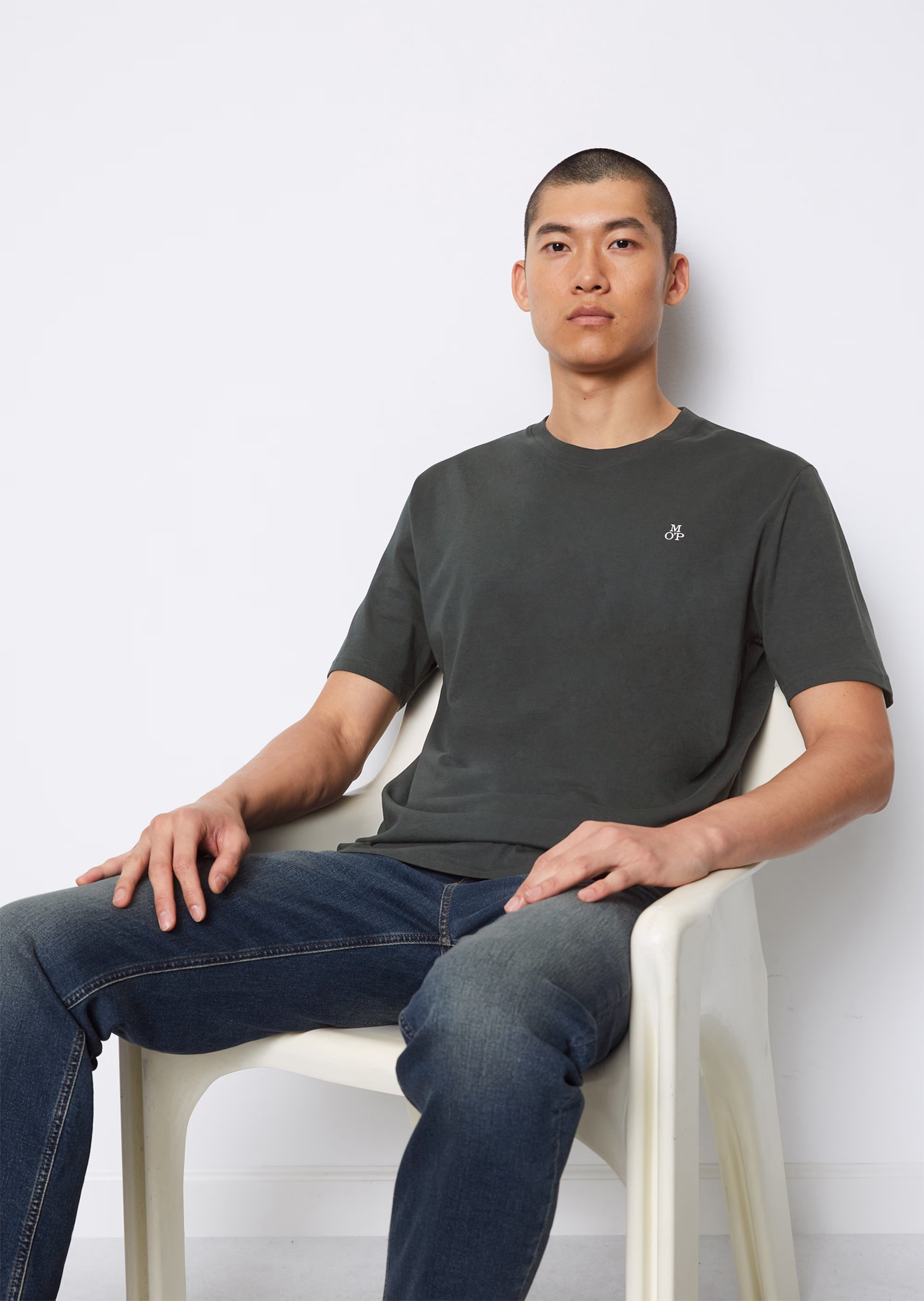 T-Shirt regular aus reiner Bio-Baumwolle