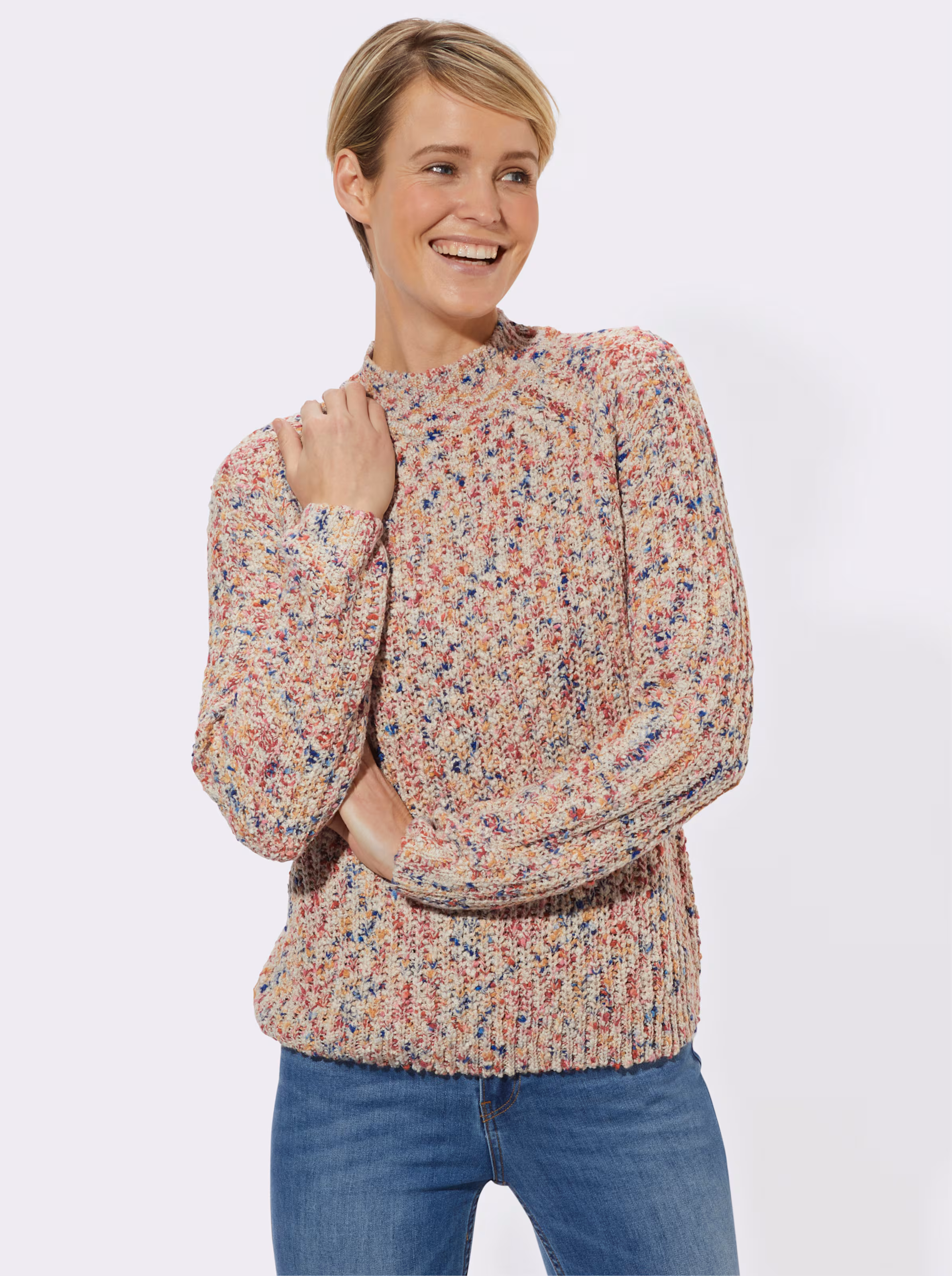 Stehkragenpullover