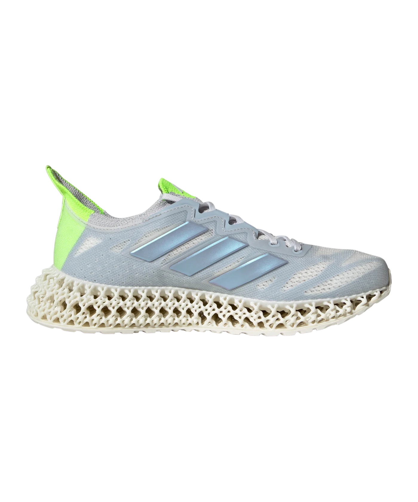 adidas 4DFWD 3 Damen Grau Lila Gelb Laufschuh