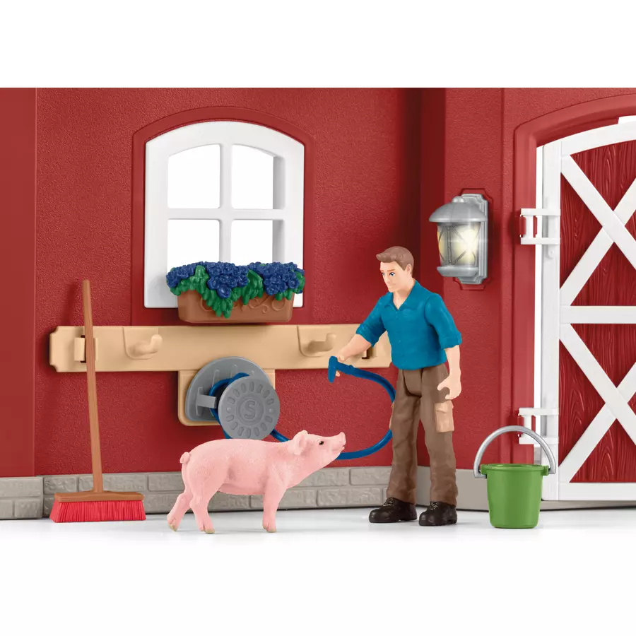 schleich® Farm World Große Farm mit Tieren und Zubehör 42606
