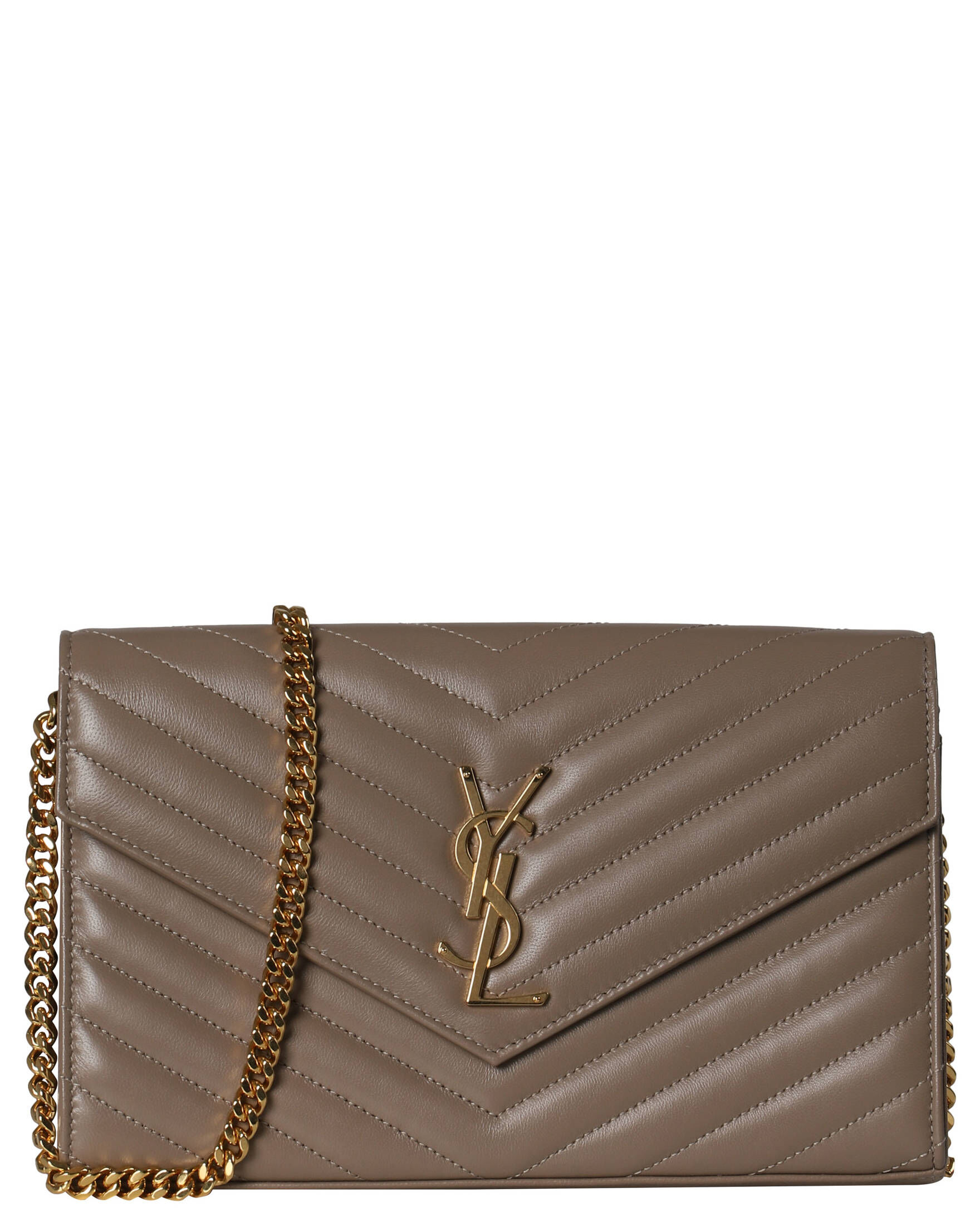Saint Laurent| Damen Brieftasche mit Kettenriemen CASSANDRE MATELASSÉ