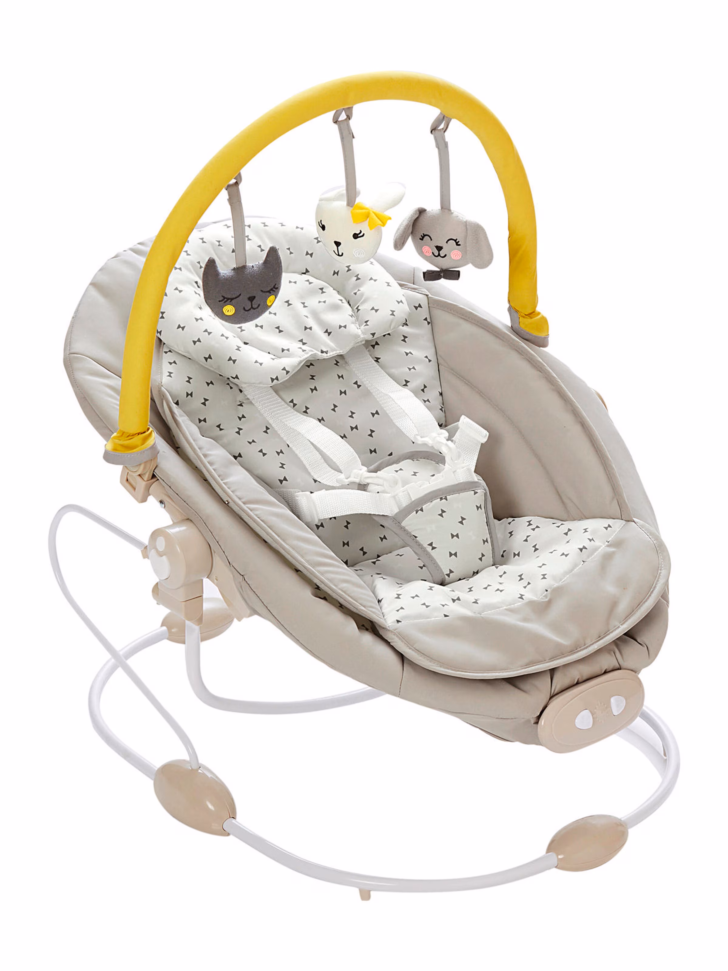 Vertbaudet Babyschaukel mit Spielbogen MAGICMOUV grau