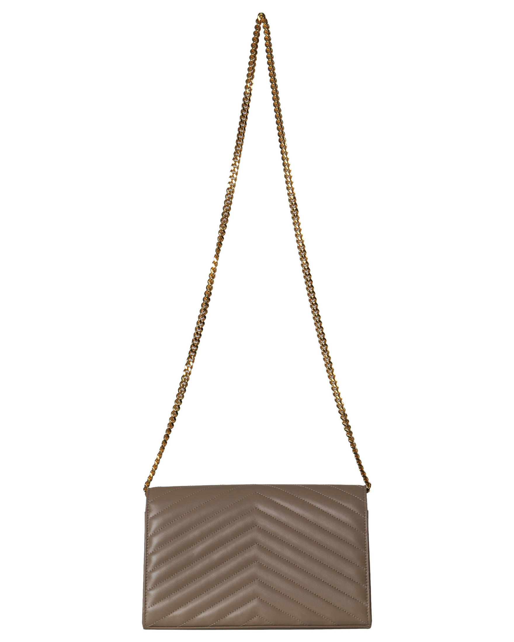 Saint Laurent| Damen Brieftasche mit Kettenriemen CASSANDRE MATELASSÉ