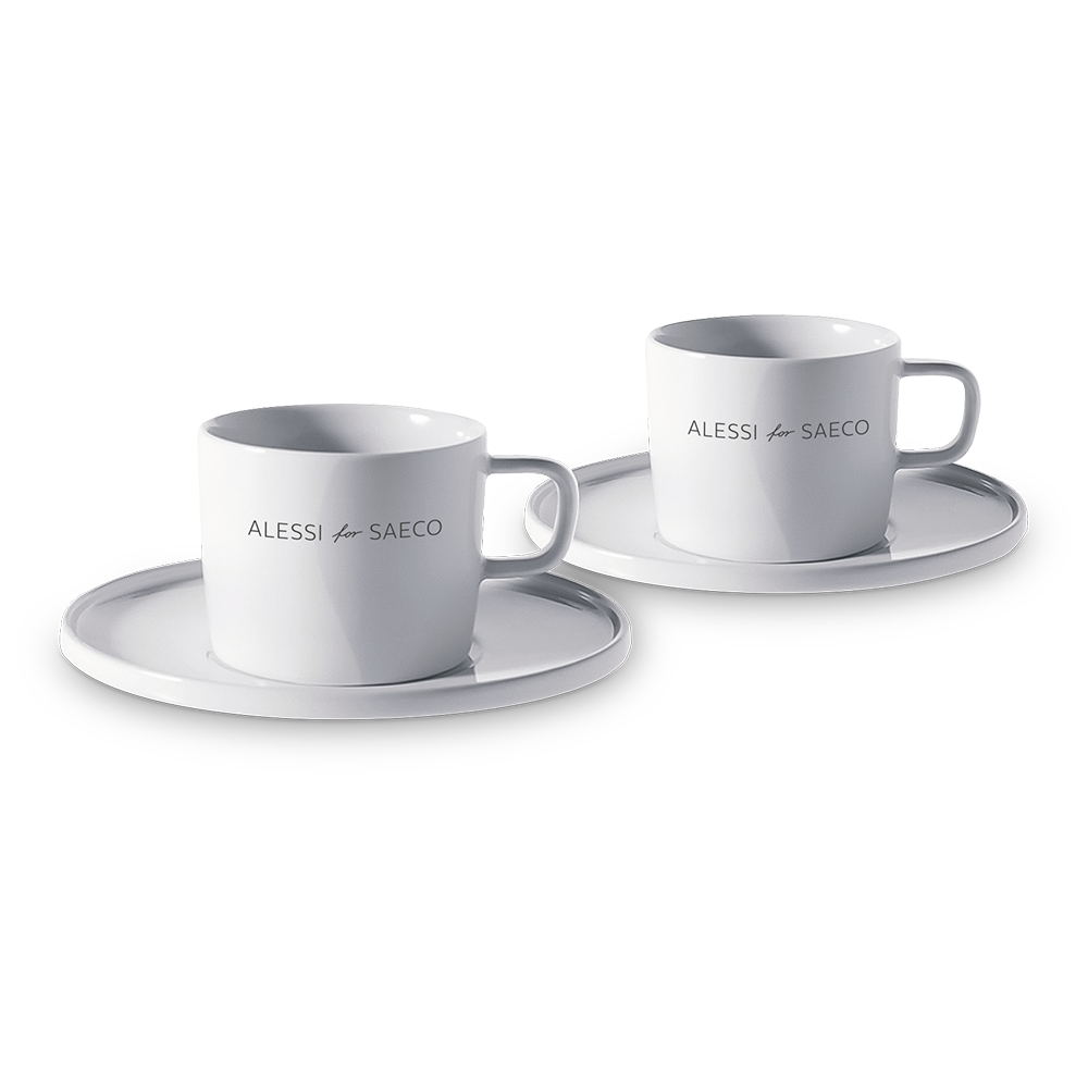 ALESSI FOR SAECO - Kaffeeservice PlateBowlCup (2 Stk.)
