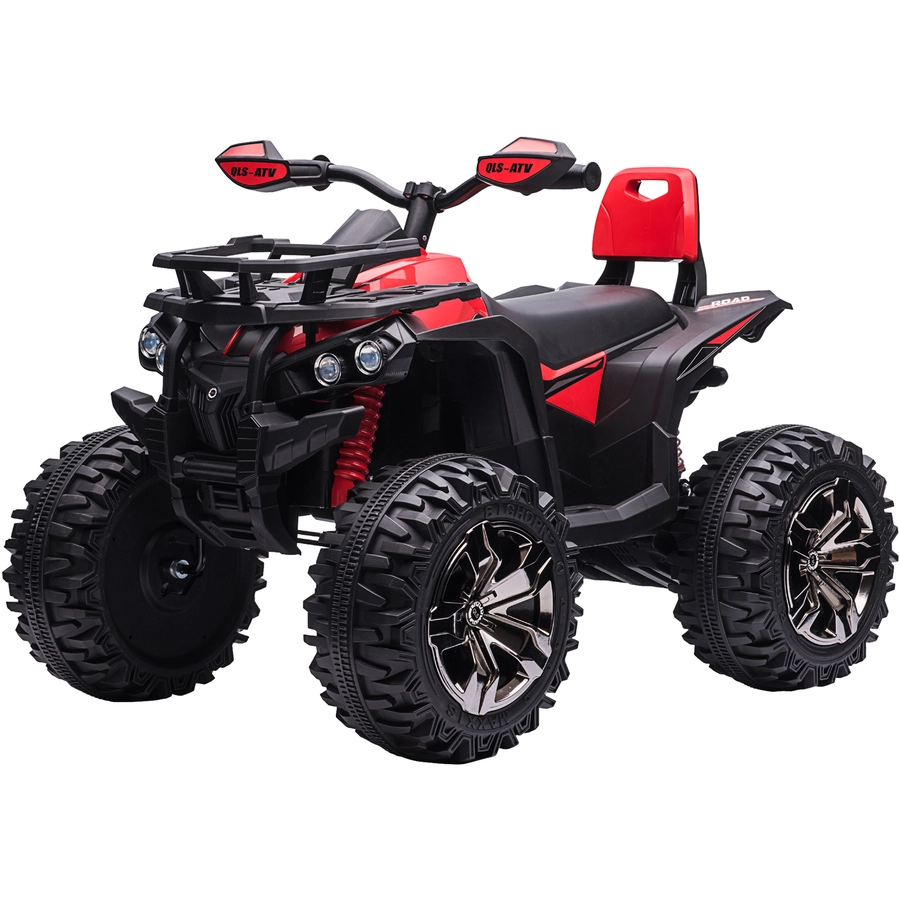 HOMCOM Elekto-Quad mit MP3-Musikplayer rot
