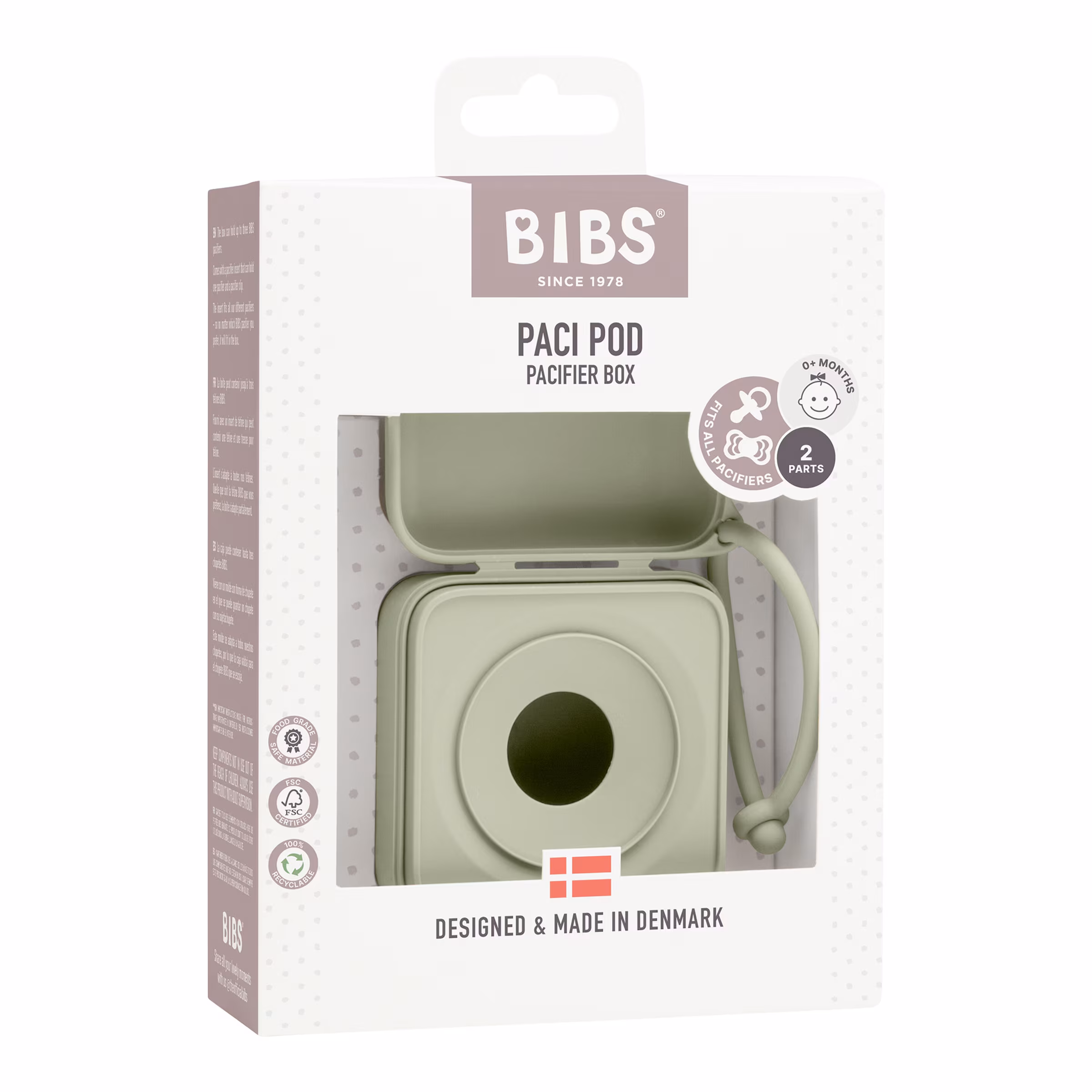 BIBS Schnullerbox Sage