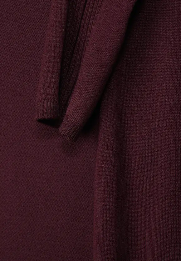 Langer Cardigan - plummy wine