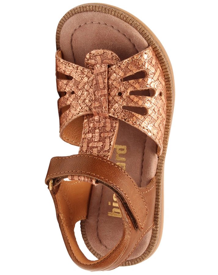 Leder-Sandalen CASSIDY in oak