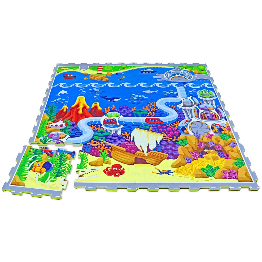 Hakuna Matte Puzzlematte  - Ocean (120 x 120 cm)