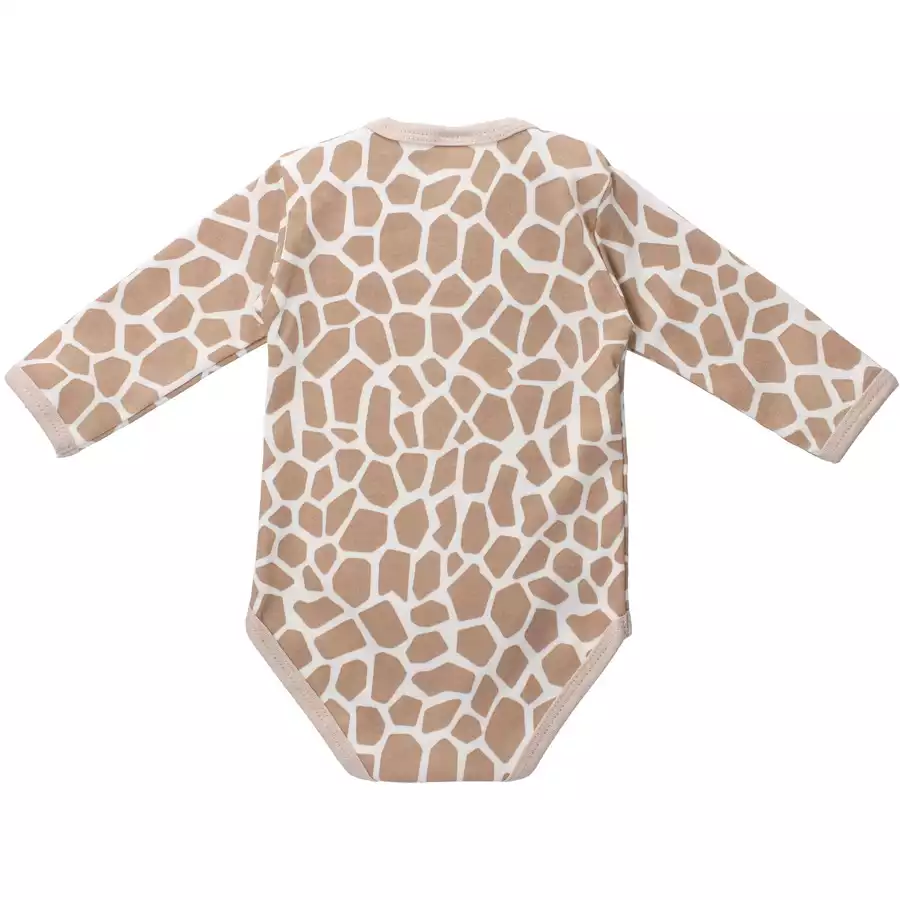 Makoma Body Langarm Giraffe braun