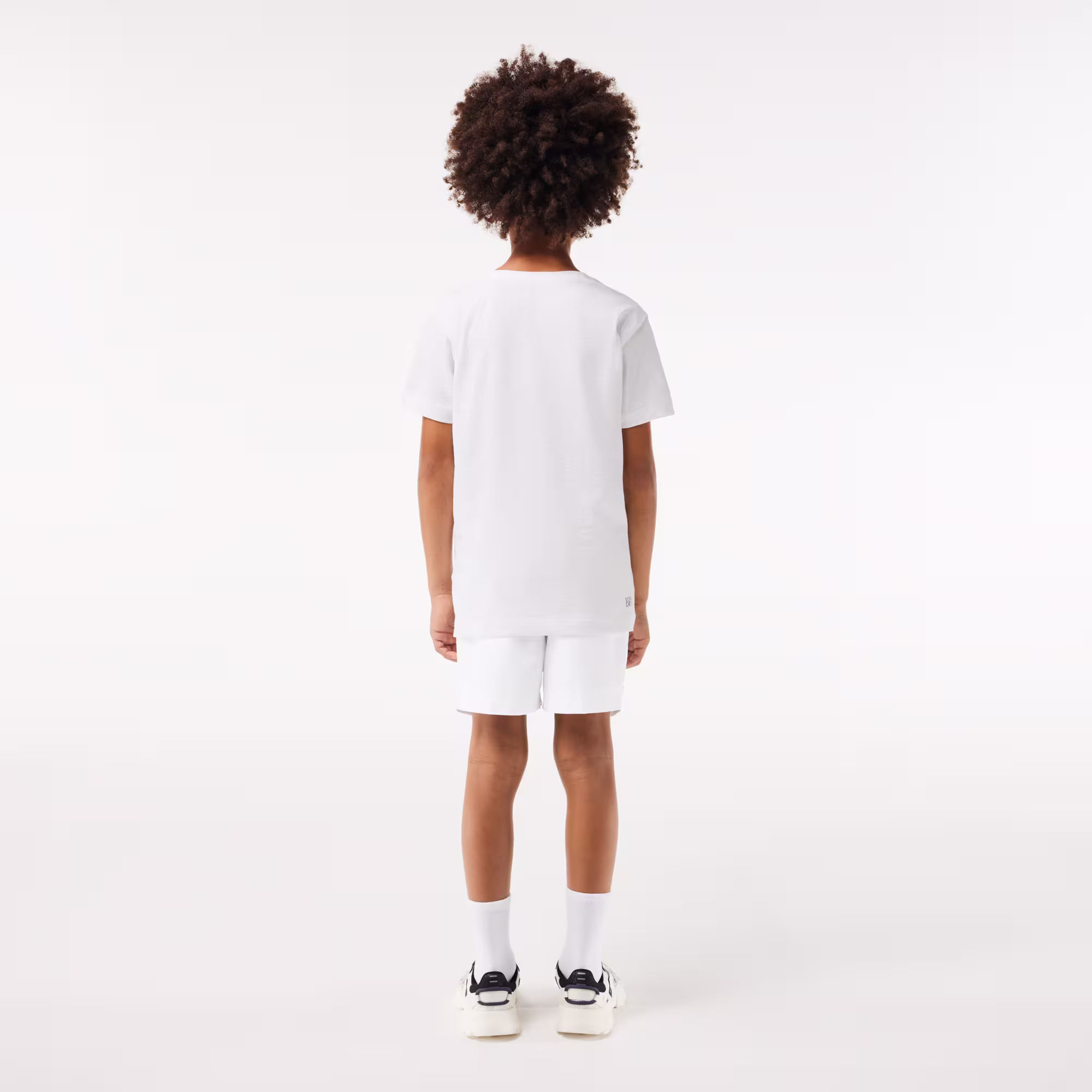 Jungen LACOSTE SPORT Shorts aus Diamant-Taft Hosen - Weiss - Lacoste - Jungen
