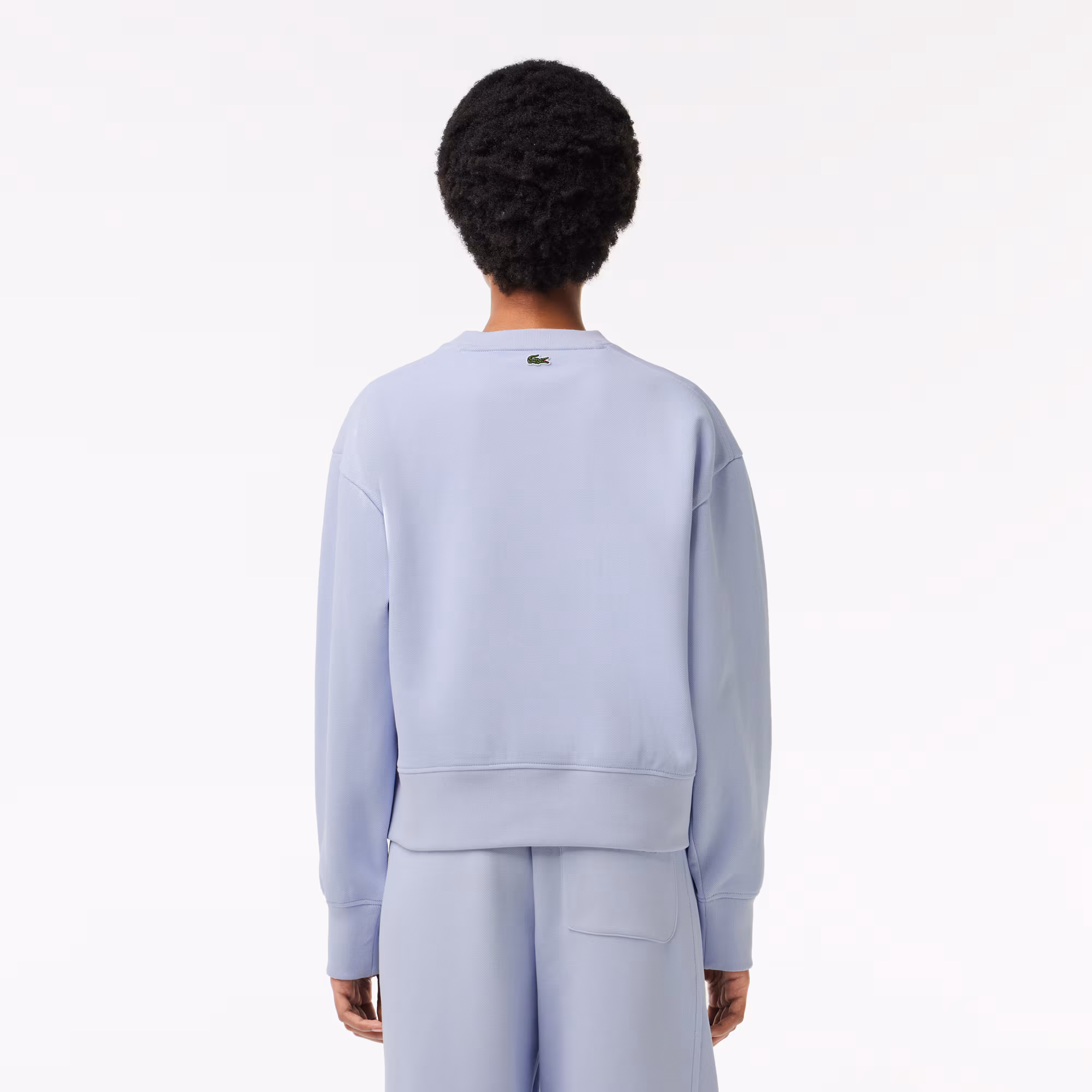 Extraweites Double-Face-Sweatshirt Sweatshirts - Blau - Lacoste - Damen