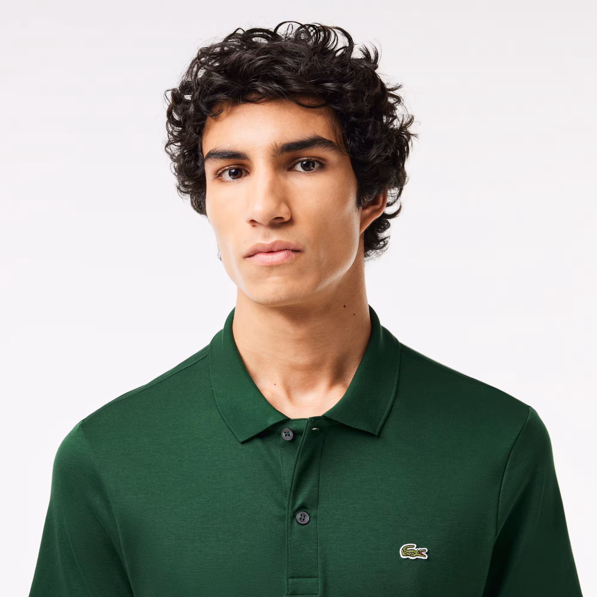 Herren LACOSTE Poloshirt aus Pima-Baumwolle Kurze Ärmel - Grün - Lacoste - Herren