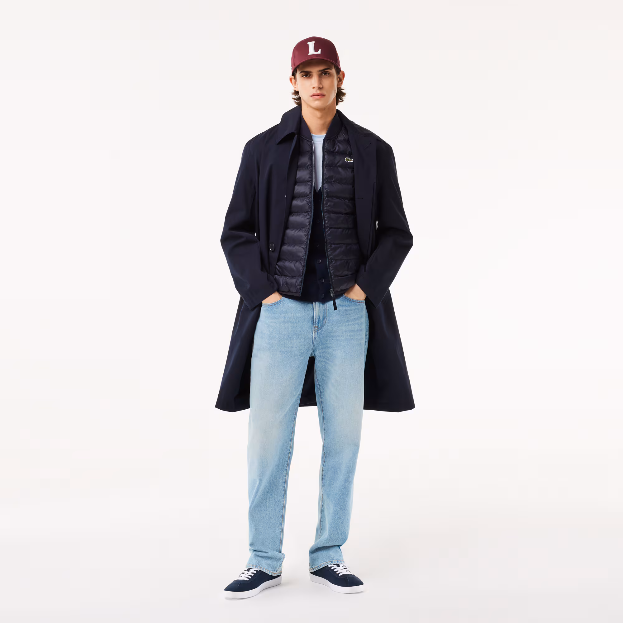Herren LACOSTE wasserabweisende Westenjacke Jacken & Mäntel - Blau - Lacoste - Herren