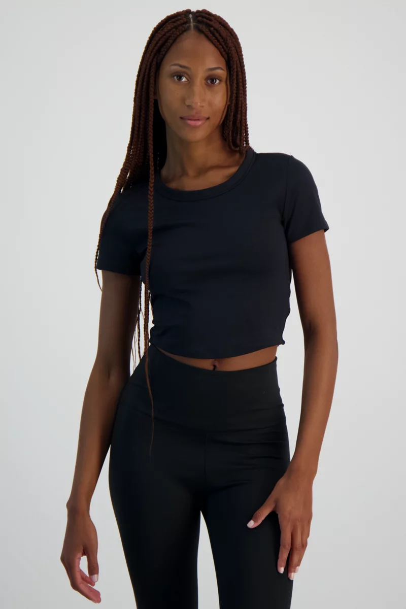 Nike Dri-FIT One Fitted Crop Damen T-Shirt