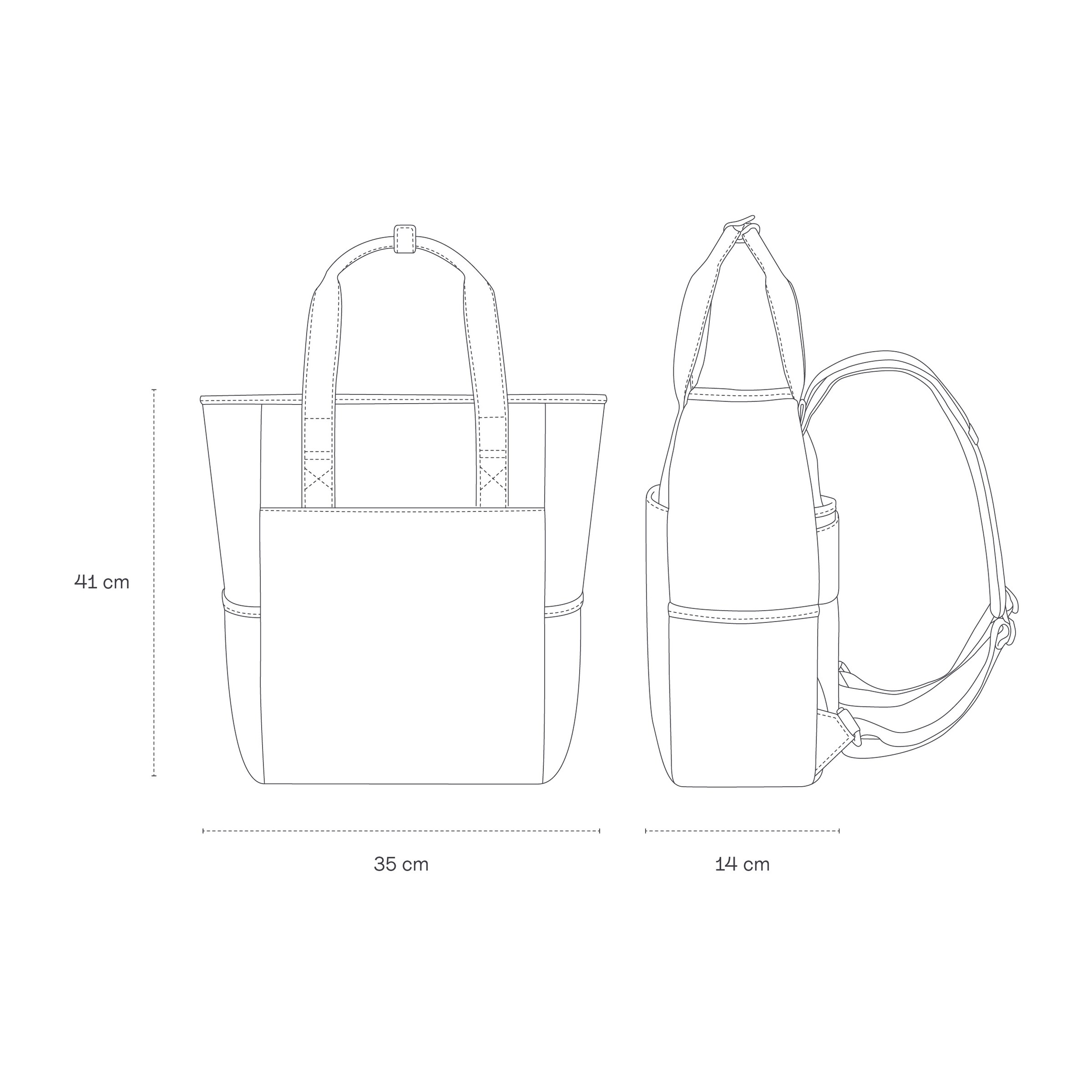 Lindby Diaper Backpack Greige