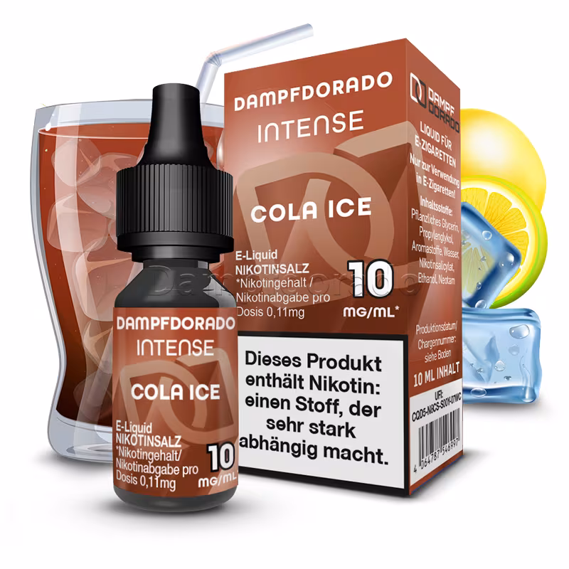 Liquid Cola Ice - Dampfdorado Intense Nikotinsalz