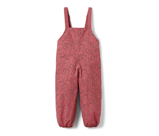 Kinder Thermo-Regenhose mit reflektierenden Elementen, beere