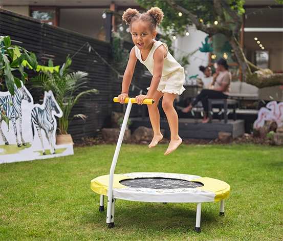 Plum Kinder-Trampolin »Junior Bouncer« mit Dschungel-Sound